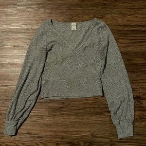 Hollister grey long sleeve